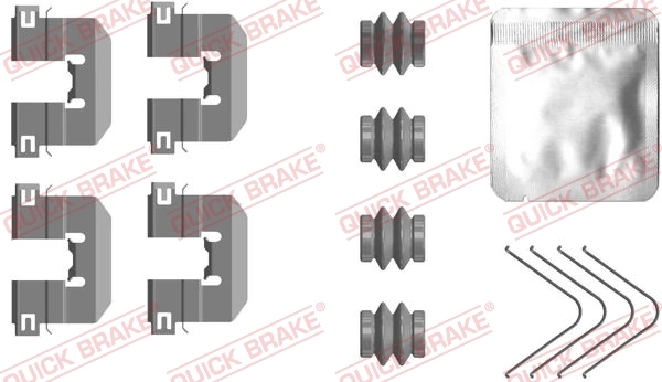 Accessory Kit, disc brake pad